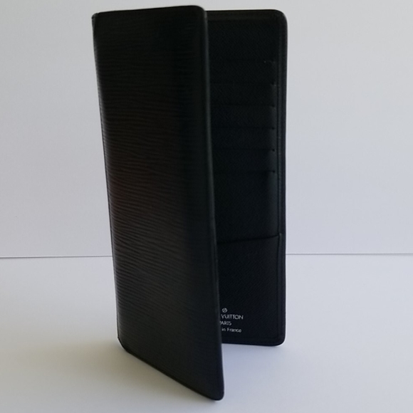 Louis Vuitton Brazza Wallet Epi Black Unisex - Picture 14 of 15